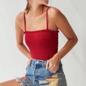 Out From Under Smocked Bodysuit